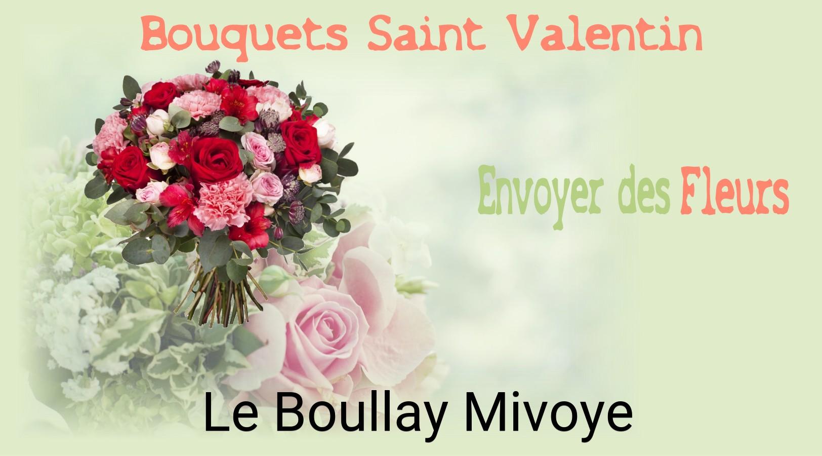 Roses de Saint-Valentin livrées à Le Boullay-Mivoye